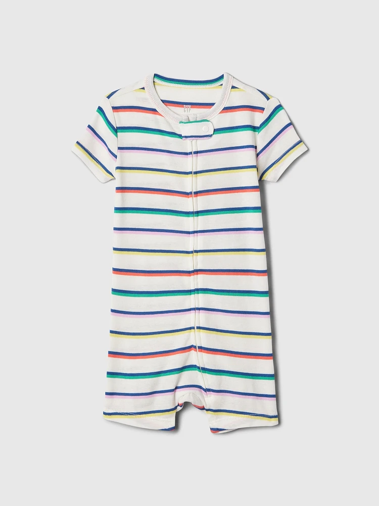 babyGap Organic Cotton PJ Shorty One-Piece