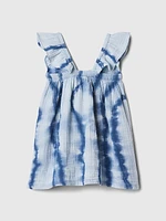 babyGap Crinkle Gauze Ruffle Dress