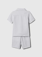 babyGap Crinkle Gauze Outfit Set