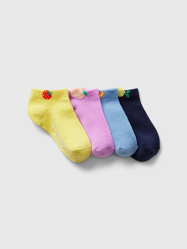 Toddler Fruit Crew Socks (4-Pack