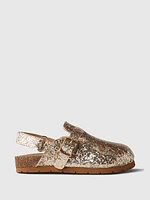 babyGap Glitter Cork Clogs