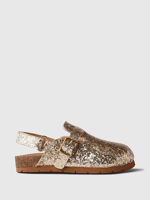 babyGap Glitter Cork Clogs