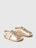 babyGap Glitter Cork Clogs