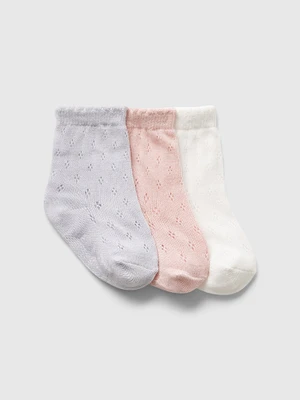 Baby First Favorites Crew Socks (3-Pack