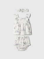 Baby Linen-Cotton Outfit Set