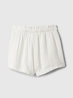 babyGap Crinkle Gauze Pull-On Shorts