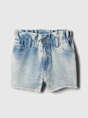 Baby & Toddler Just Like Mom Ruffle Denim Shorts