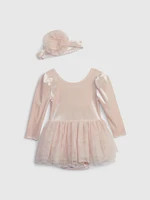 Baby Velvet Tulle Dress Set