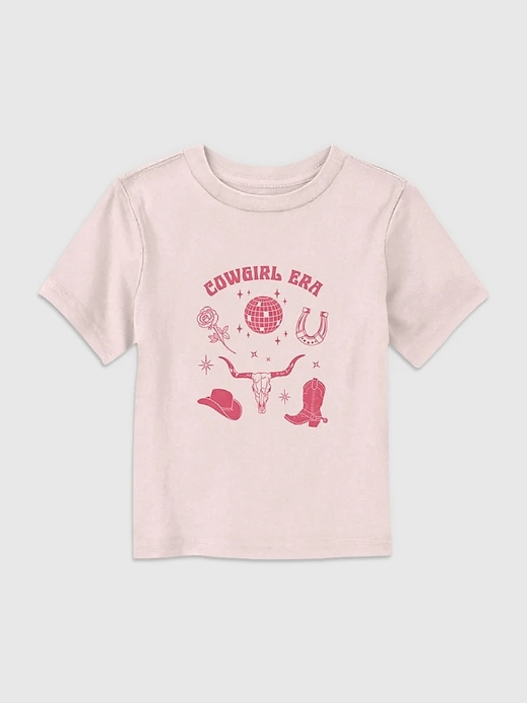 Toddler Cowgirl Era Graphic Tee