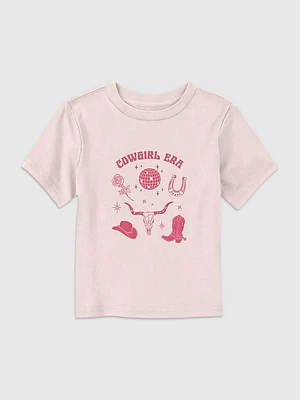 Toddler Cowgirl Era Graphic Tee