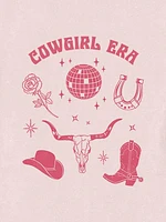 Toddler Cowgirl Era Graphic Tee