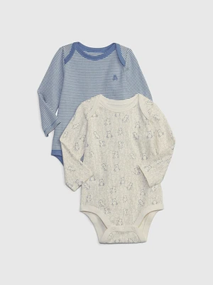 Baby First Favorites Organic CloudCotton Bodysuit (2-Pack