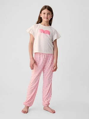 Kids Recycled PJ Jogger Set