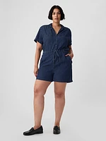 Denim Romper