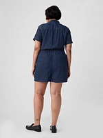 Denim Romper