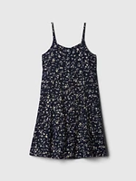 Kids Button-Front Slip Dress