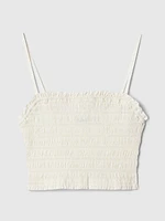 Cropped Smocked Cami