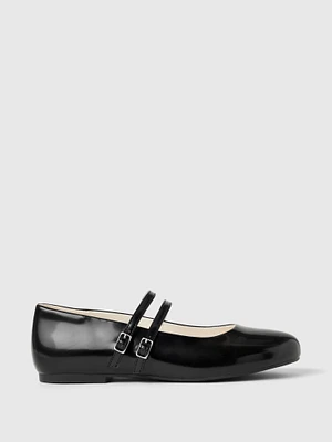 Kids Double-Strap Ballet Flats