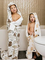 OneBerrie Hooded Large Kids Bath Cotton Bamboo Towel