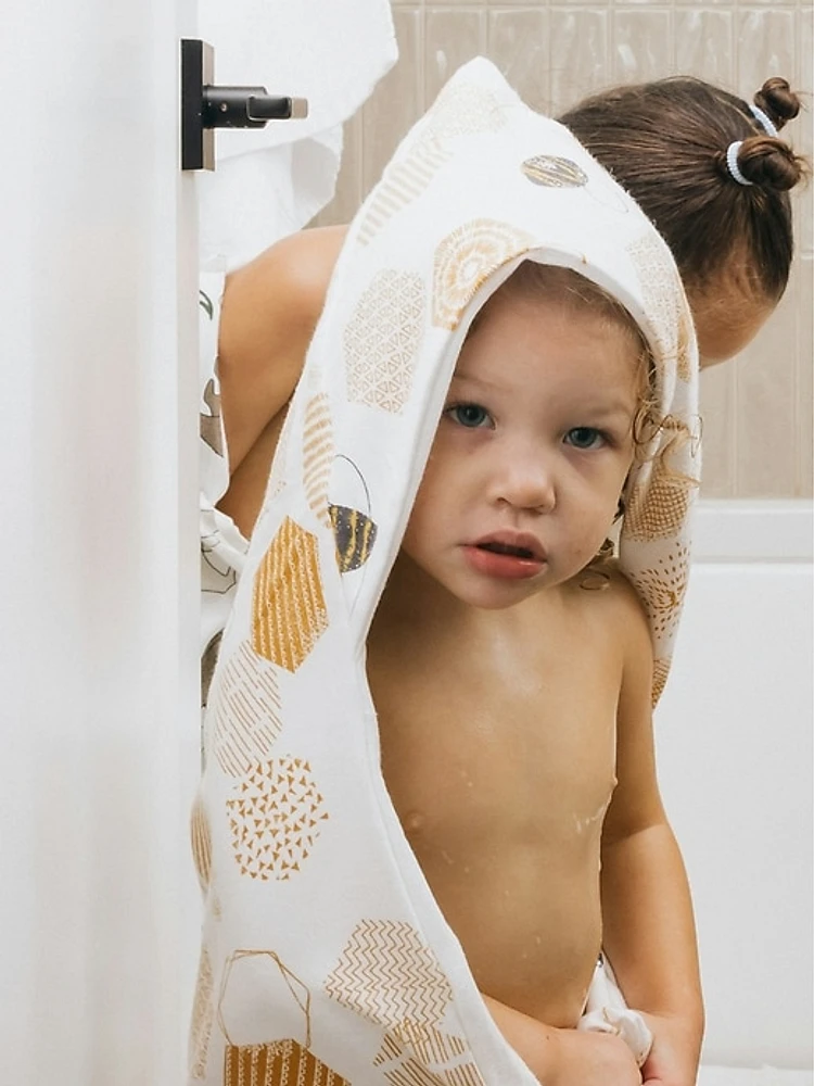 OneBerrie Hooded Regular Baby Bath Cotton Bamboo Towel