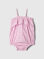 Baby Eyelet Bubble Shorty One-Piece