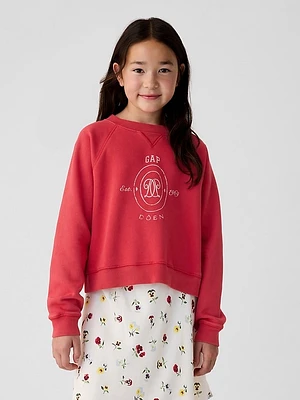 Gap × DÔEN Kids Vintage Soft Logo Sweatshirt