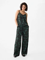 Pleated Satin Cami