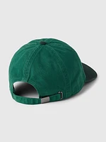 Organic Cotton Logo Baseball Hat