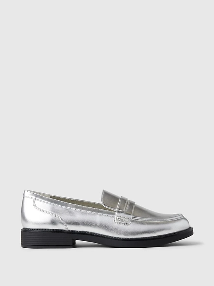 Vegan Leather Loafers