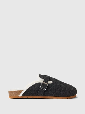 Kids Cozy Sherpa Clogs