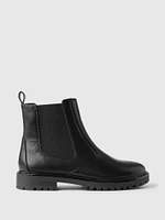 Vegan Leather Chelsea Boots