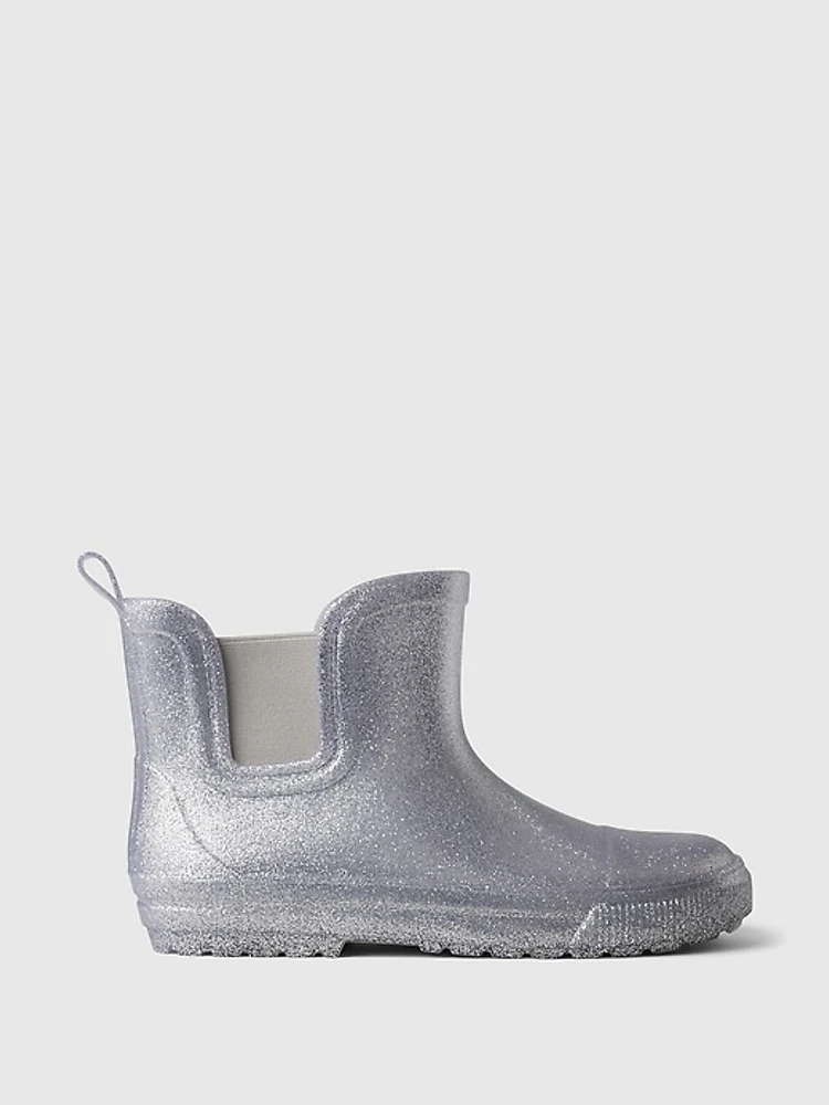 Kids Glitter Rain Boots