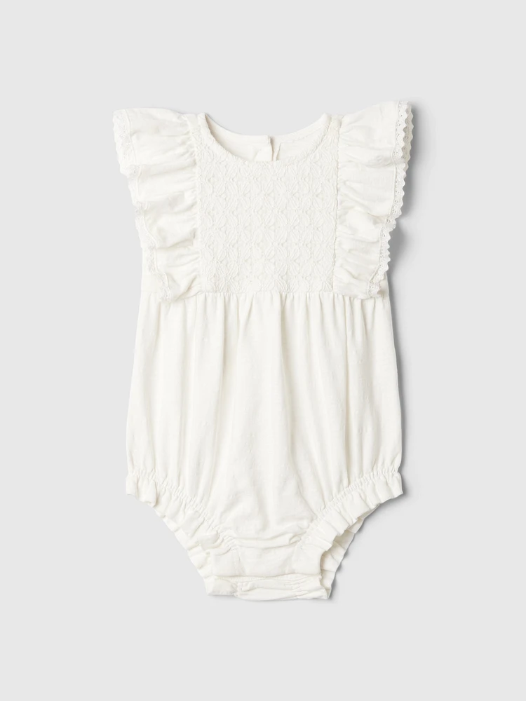 Baby Crochet Shorty One-Piece