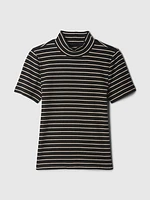 Modern Rib Mockneck T-Shirt