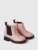 babyGap Vegan Patent Leather Chelsea Boots