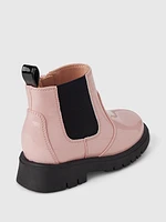 babyGap Vegan Patent Leather Chelsea Boots