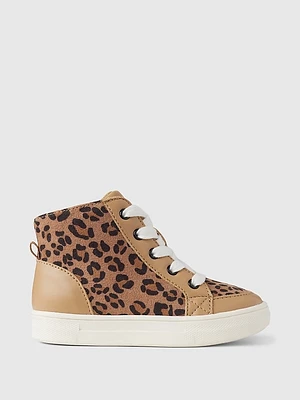 Baby & Toddler Leopard High-Top Sneakers