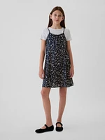 Kids Button-Front Slip Dress