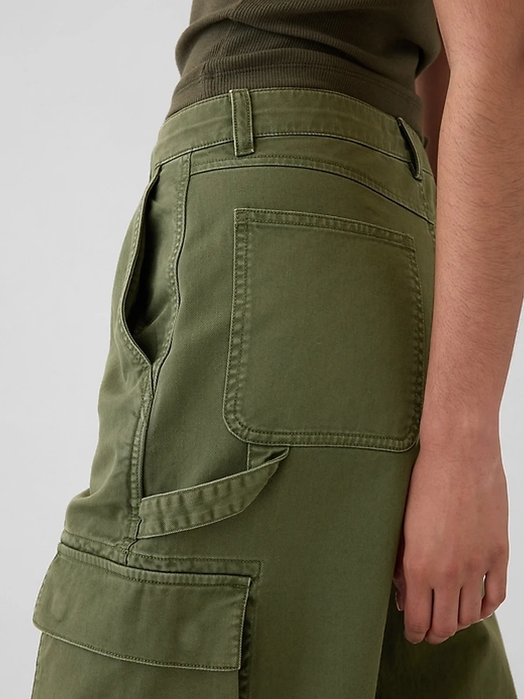 Low Rise Cargo Baggy Khakis