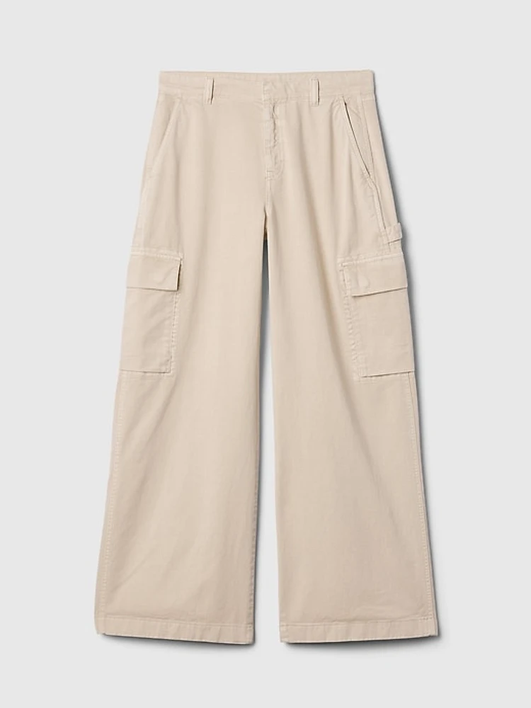 Low Rise Cargo Baggy Khakis