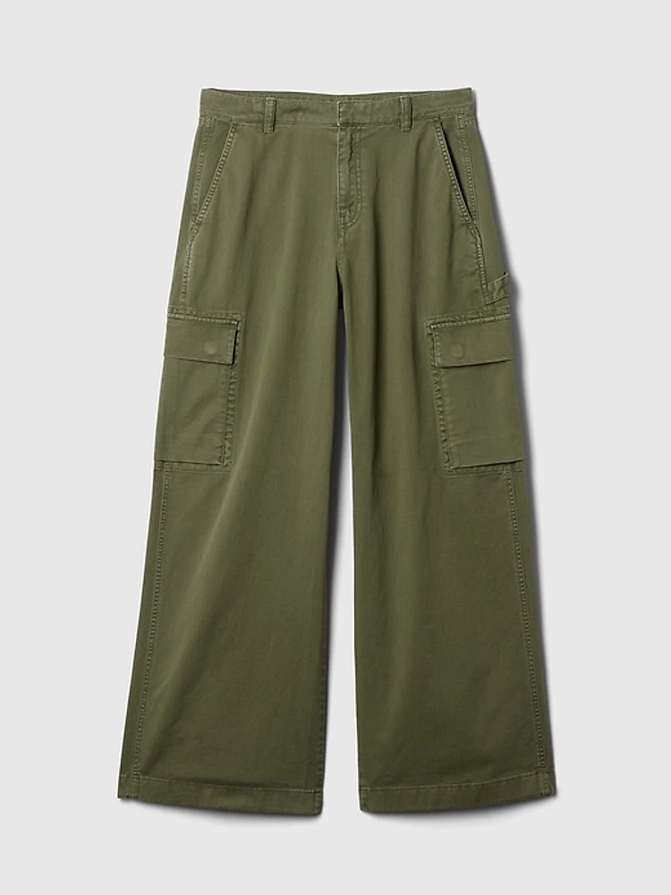 Low Rise Cargo Baggy Khakis