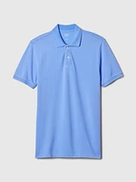 Washed Pique Polo Shirt