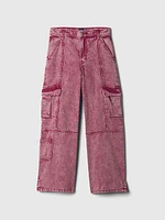 Kids Low Rise Stride Cargo Jeans