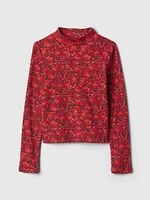 Kids Rib Mockneck T-Shirt