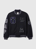 Wool Bomber Jacket