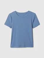 Modern Rib Cropped T-Shirt