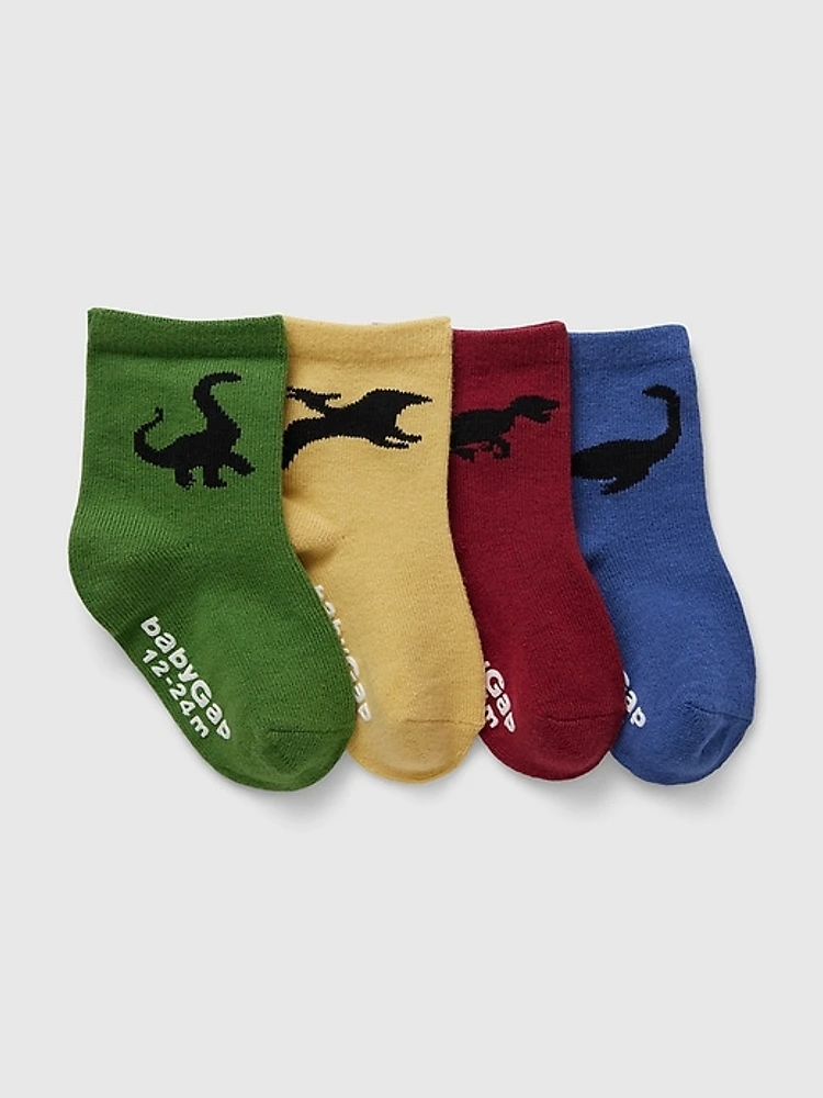 babyGap Camp Crew Socks (4-Pack)