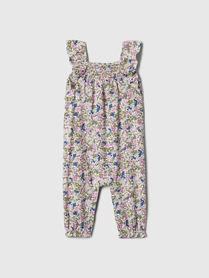 Baby Smocked Floral One-Piece
