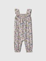 Baby Smocked Floral One-Piece