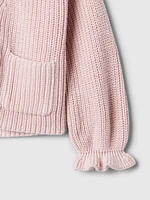 Baby & Toddler Shaker-Stitch Cardigan
